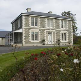 Telford Stone House from the Rose Garden