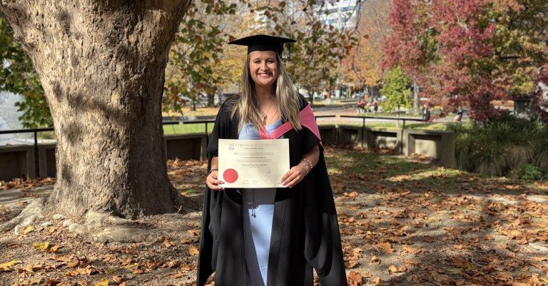 27 May 2026 
First student to complete new Master of Parks Management graduates
