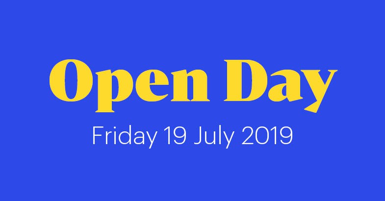 19 July 2019
Open Day 2019