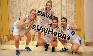  Connie Poletti, left, Lucy Brown, Rosalia Samia, and Ajiah Pepe. Credit, FISU.
