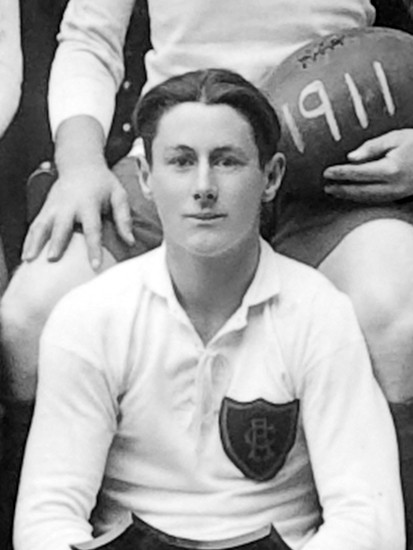 E. B. Davison from the photo of 1911 Rugby First Fifteen