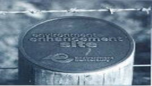 Kowhai Farm's Environment Enhancement plaque