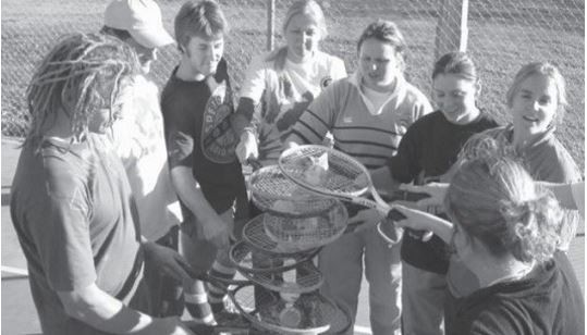 Lincoln University Bachelor of Recreation Management students help with the annual Rebel KiwiSport Challenge.