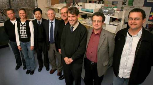 Professor Dalziel, third from right.