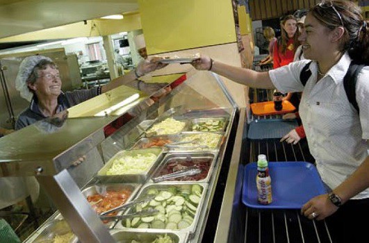 Lamb was featured in a range of dishes served on-campus in the dining hall on National Lamb Day.