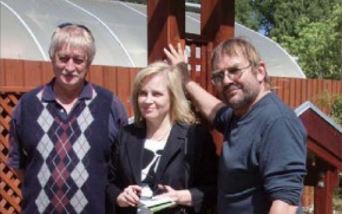 Associate Professor Glenn stewart, Dr Maria Ignatieva and Dr Colin Maurk at the opening.