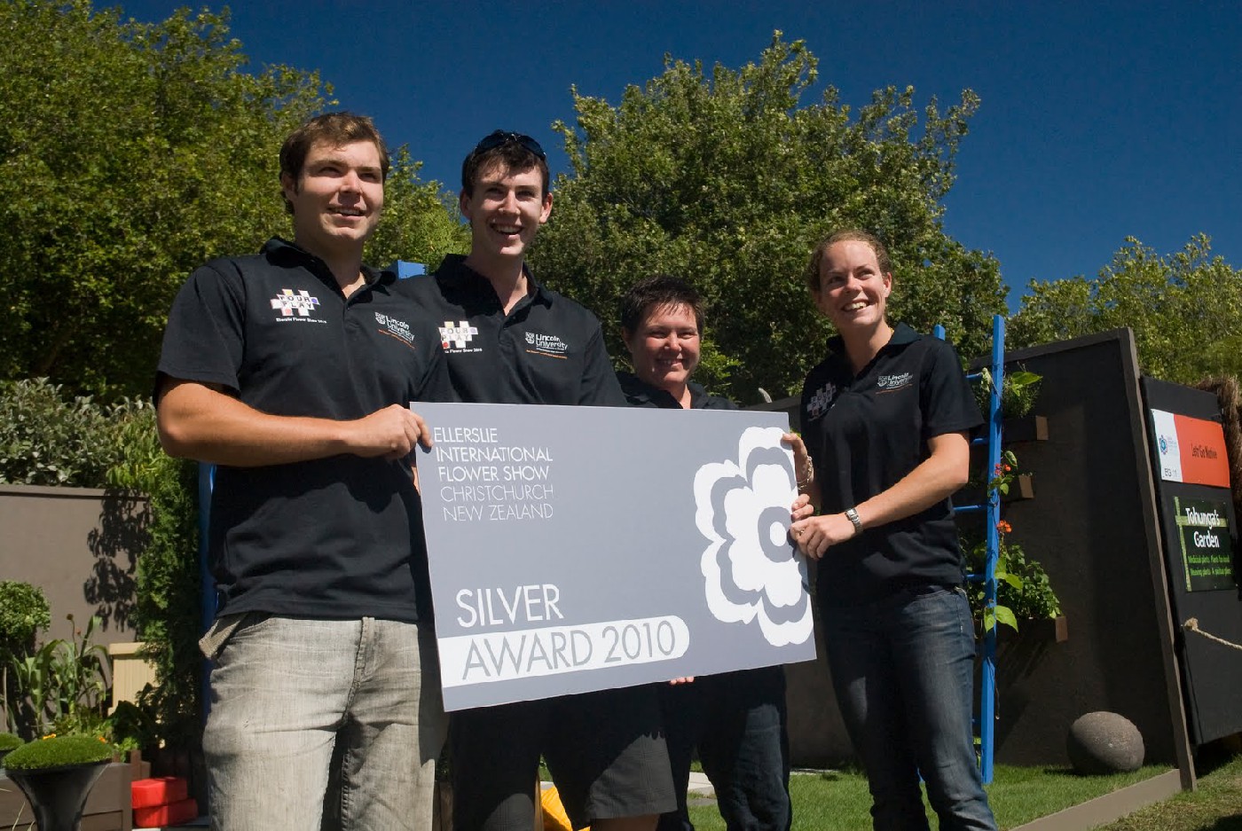 17 March 2010
Daring and contemporary prove winning attributes for Lincoln University students at Ellerslie Flower Show 