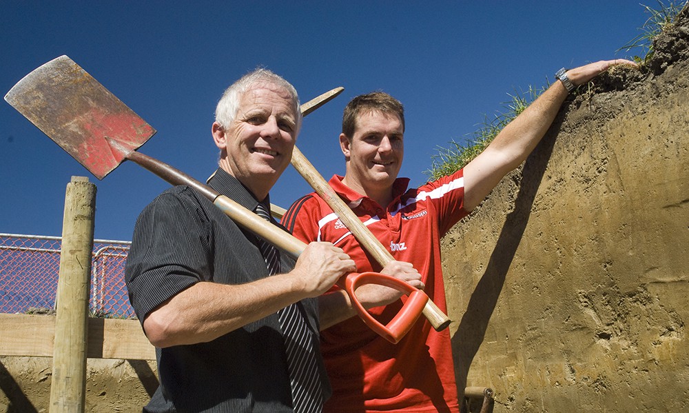 Farm Day. Lincoln University Dairy Farm Soil pit