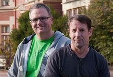 Adrian Paterson (left) and Mike Hamlin (right)