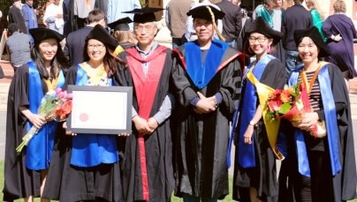 11 October 2020
Graduates don robes in campus celebration