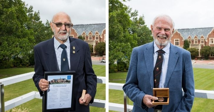 PHOTOS: Medal winners Vince Ashworth (left) and Bill Harrington.