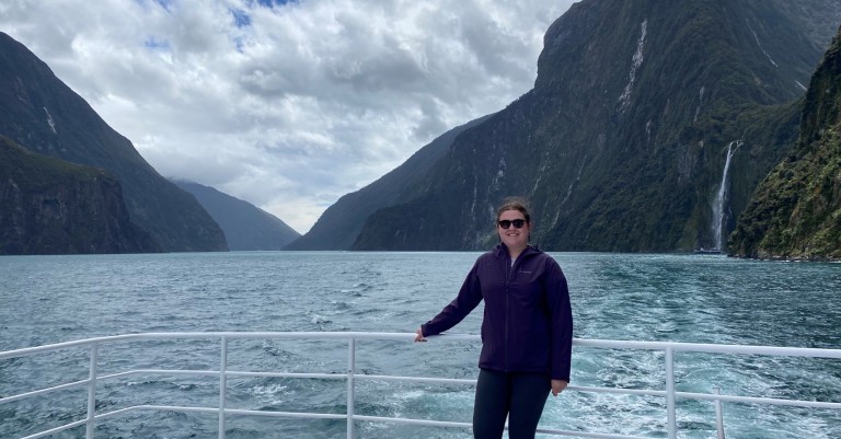 13 December 2021
Scholarship winner keen to share her love of New Zealand