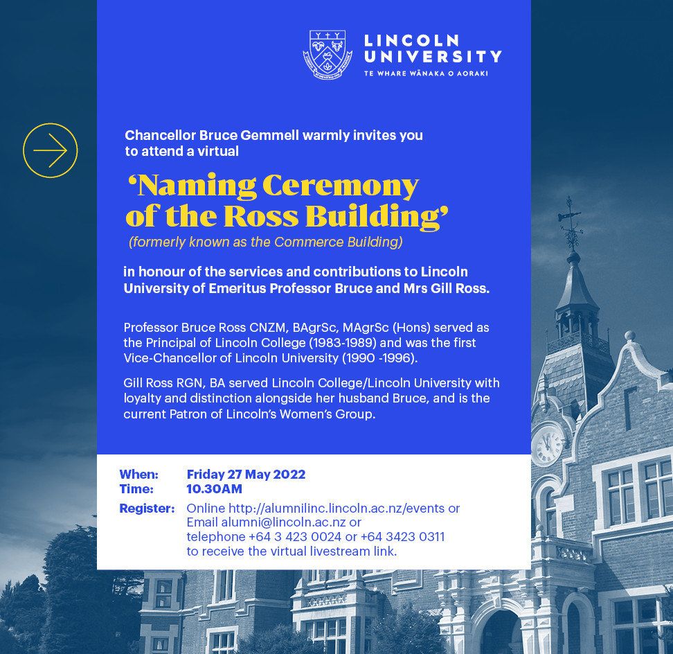 Naming Ceremony of the Ross Building