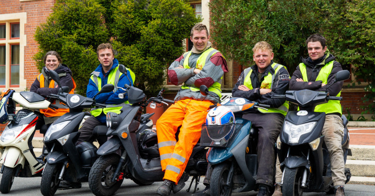 10 January 2025
Moped Mission in honour of late father
