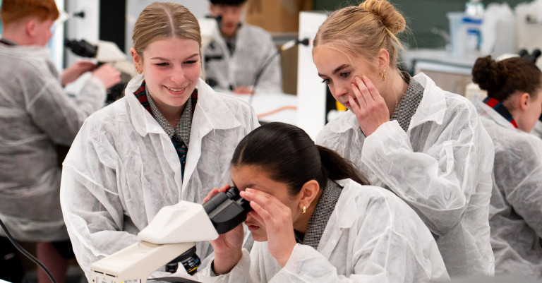 17 June 2025 
High School students get first taste of lab work